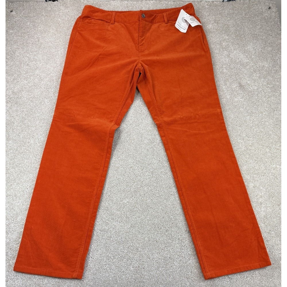 Doncaster Women 18M  (38x32.5) Corduroy Pants Straight Leg Fall Halloween Casual